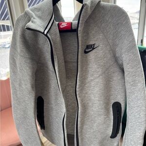 Nike Heather Gray Full-Zip Hoodie